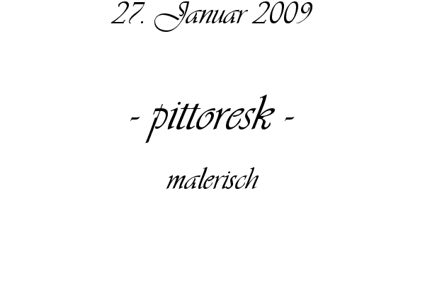 pittoresk - malerisch