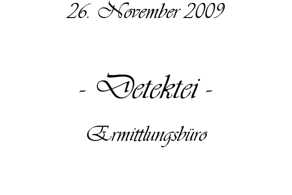 Detektei - Ermittlungsb�ro