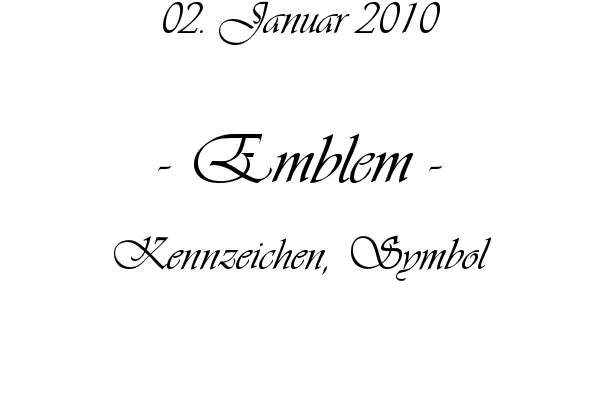 Emblem - Kennzeichen, Symbol