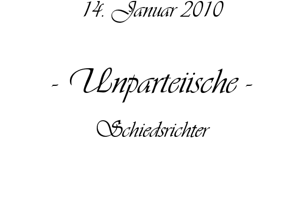 Unparteiische - Schiedsrichter