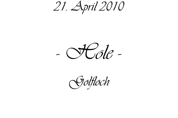 Hole - Golfloch