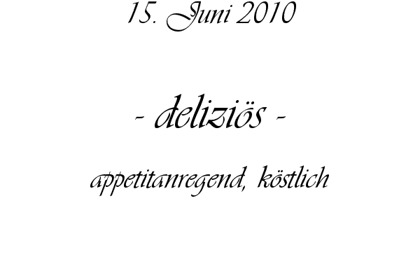 delizi�s - appetitanregend, k�stlich