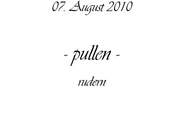 pullen - rudern