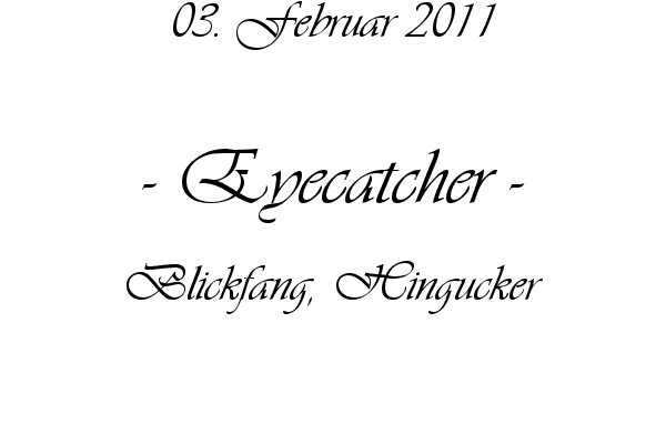 Eyecatcher - Blickfang, Hingucker