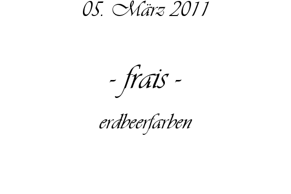 frais - erdbeerfarben