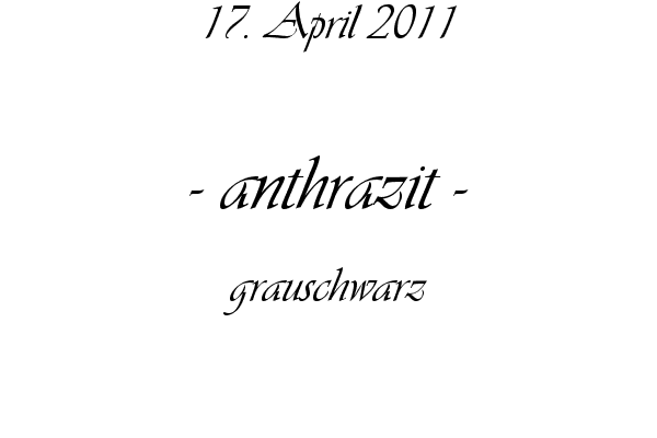 anthrazit - grauschwarz