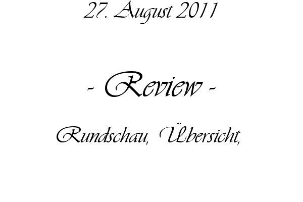 Review - Rundschau, �bersicht, 