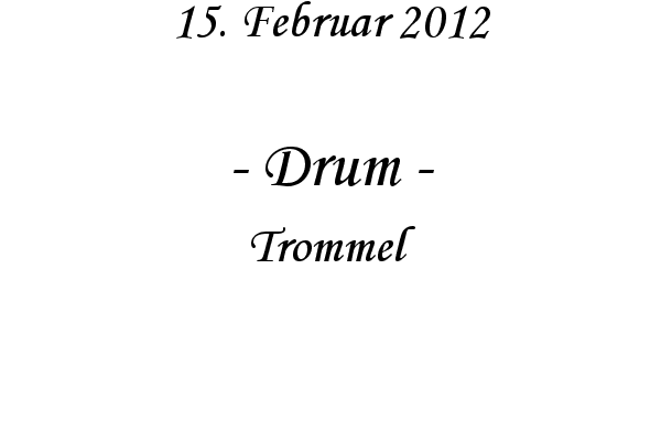 Drum - Trommel