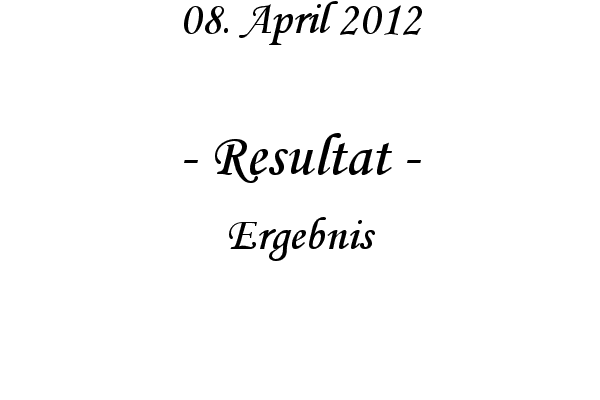 Resultat - Ergebnis