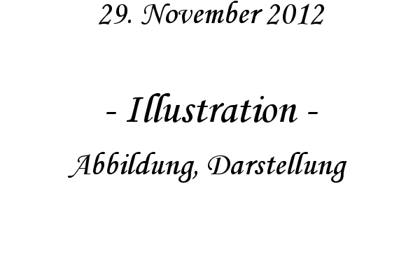 Illustration - Abbildung, Darstellung 