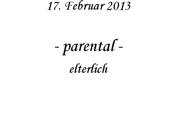 parental - elterlich