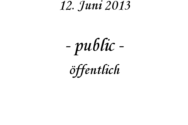 public - öffentlich