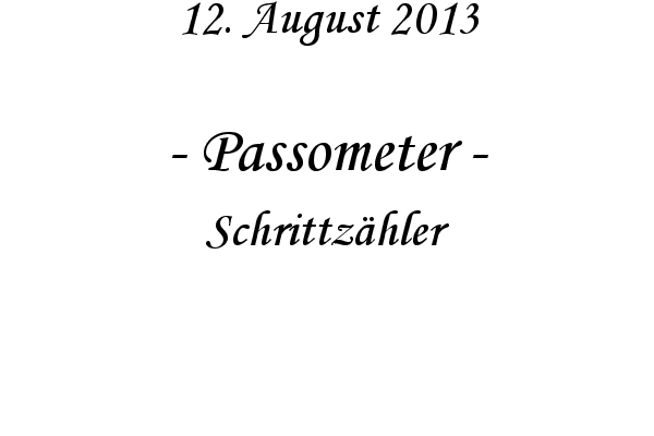 Passometer - Schrittz�hler
