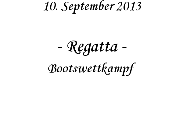 Regatta - Bootswettkampf