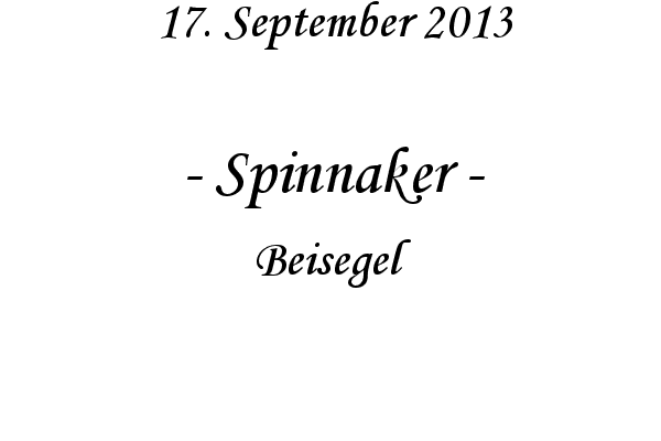 Spinnaker - Beisegel