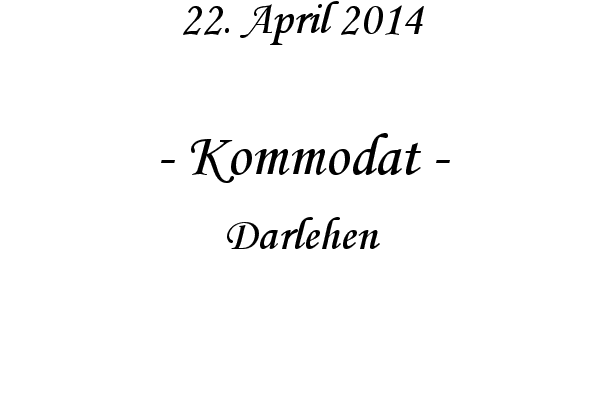 Kommodat - Darlehen
