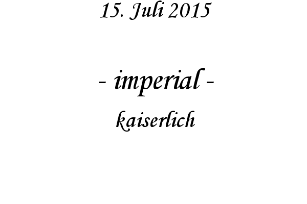 imperial - kaiserlich
