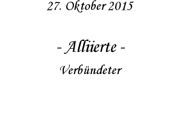 Alliierte - Verbndeter
