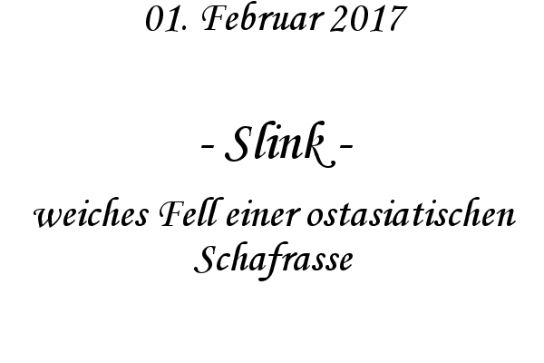 Slink - weiches Fell einer ostasiatischen Schafrasse
