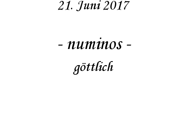 numinos - gttlich
