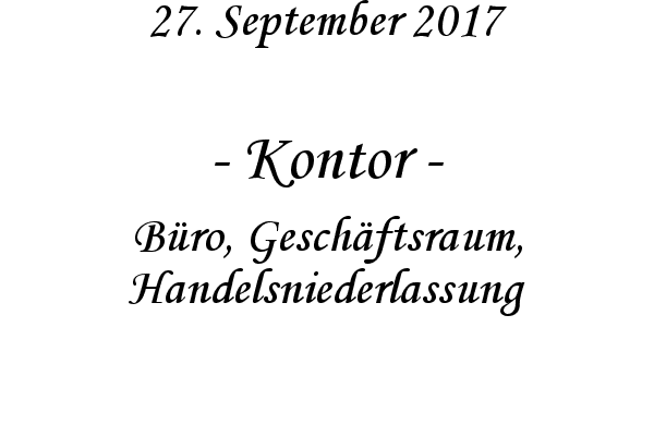 Kontor - Bro, Geschftsraum, Handelsniederlassung
