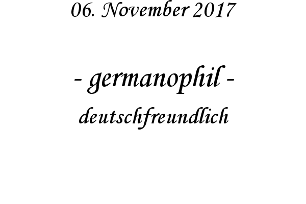 germanophil - deutschfreundlich
