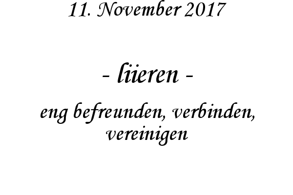 liieren - eng befreunden, verbinden, vereinigen

