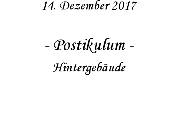 Postikulum - Hintergebude
