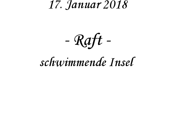 Raft - schwimmende Insel