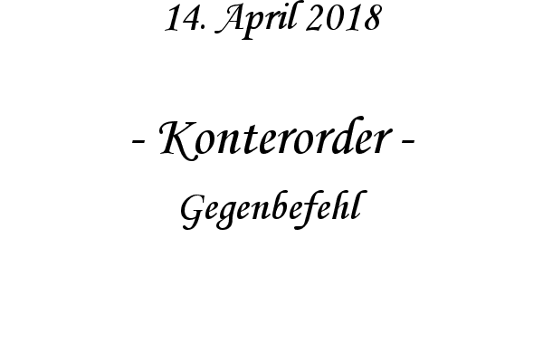 Konterorder - Gegenbefehl