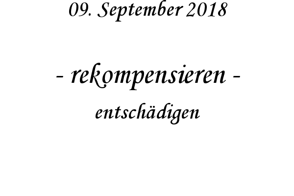 rekompensieren - entschdigen
